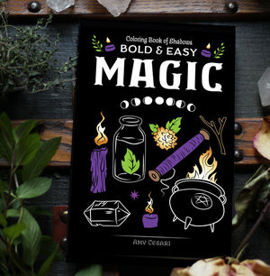 Coloring Book of Shadows: Bold and Easy MAGIC