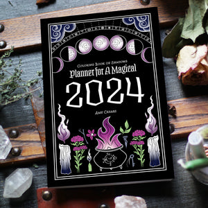 Coloring Book of Shadows: Planner for a Magical 2024