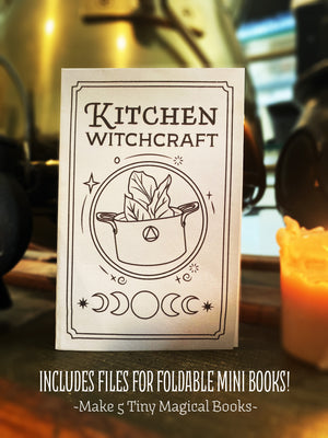 Coloring Book of Shadows: Pocket Grimoire Series: 3 PRINTABLE PDFs