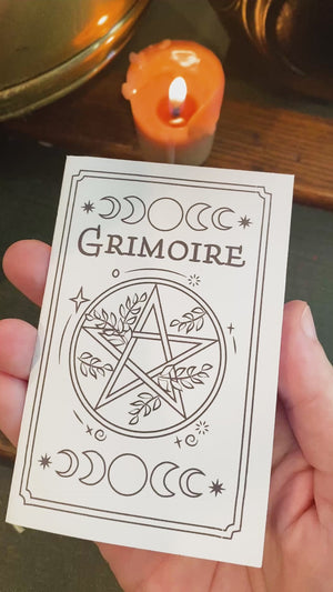 Coloring Book of Shadows: Pocket Grimoire Series: 3 PRINTABLE PDFs