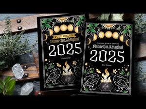 Coloring Book of Shadows: Planner for a Magical 2025