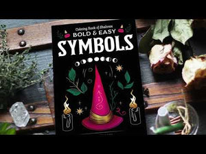 Coloring Book of Shadows: Bold and Easy SYMBOLS