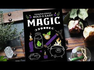 Coloring Book of Shadows: Bold and Easy MAGIC