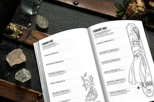 Coloring Book of Shadows: Planner for a Magical 2023