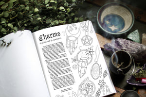 Coloring Book of Shadows: Witch Life