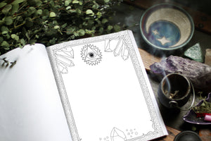 Coloring Book of Shadows: Book of Spells