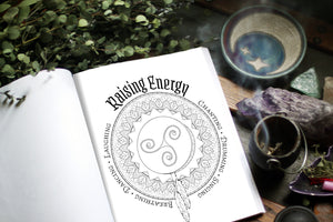 Coloring Book of Shadows: Book of Spells