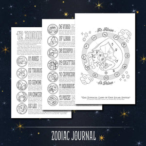 Zodiac Journal (Printable PDF)