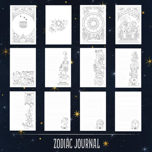 Zodiac Journal (Printable PDF)