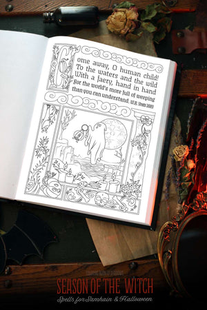 Coloring Book of Shadows: Season of the Witch