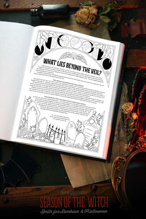 Coloring Book of Shadows: Season of the Witch