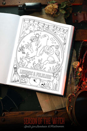 Coloring Book of Shadows: Season of the Witch