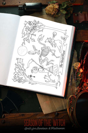 Coloring Book of Shadows: Season of the Witch