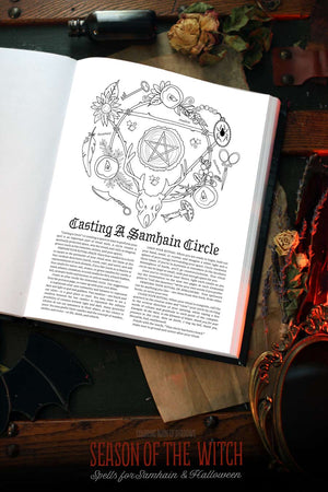 Coloring Book of Shadows: Season of the Witch