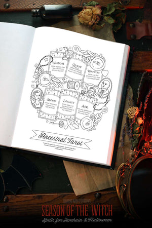 Coloring Book of Shadows: Season of the Witch