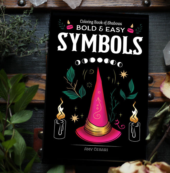 Coloring Book of Shadows: Bold and Easy SYMBOLS