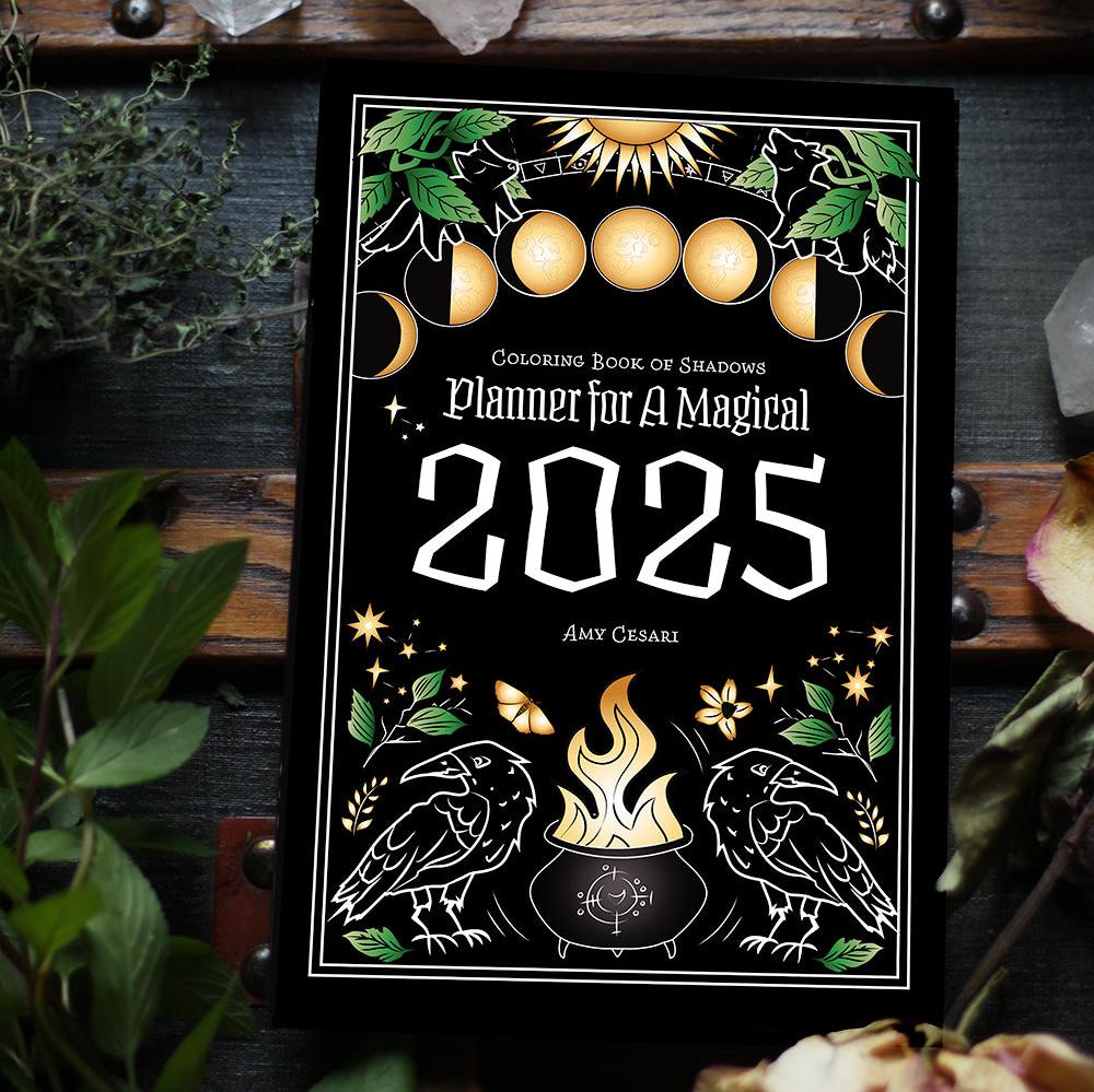 Coloring Book of Shadows: Planner for a Magical 2025