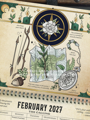 FULL-COLOR Wall Calendar for a Magical 2027