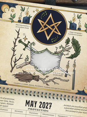 FULL-COLOR Wall Calendar for a Magical 2027
