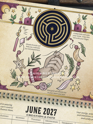 FULL-COLOR Wall Calendar for a Magical 2027
