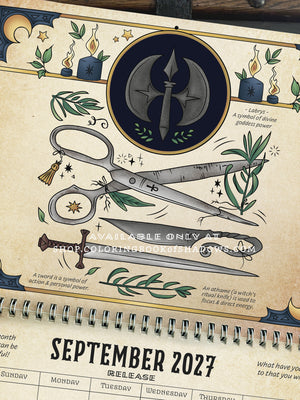 FULL-COLOR Wall Calendar for a Magical 2027