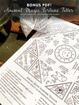 Coloring Book of Shadows: Planner for a Magical 2025 (+ Bonus Fortune Teller PDF!)