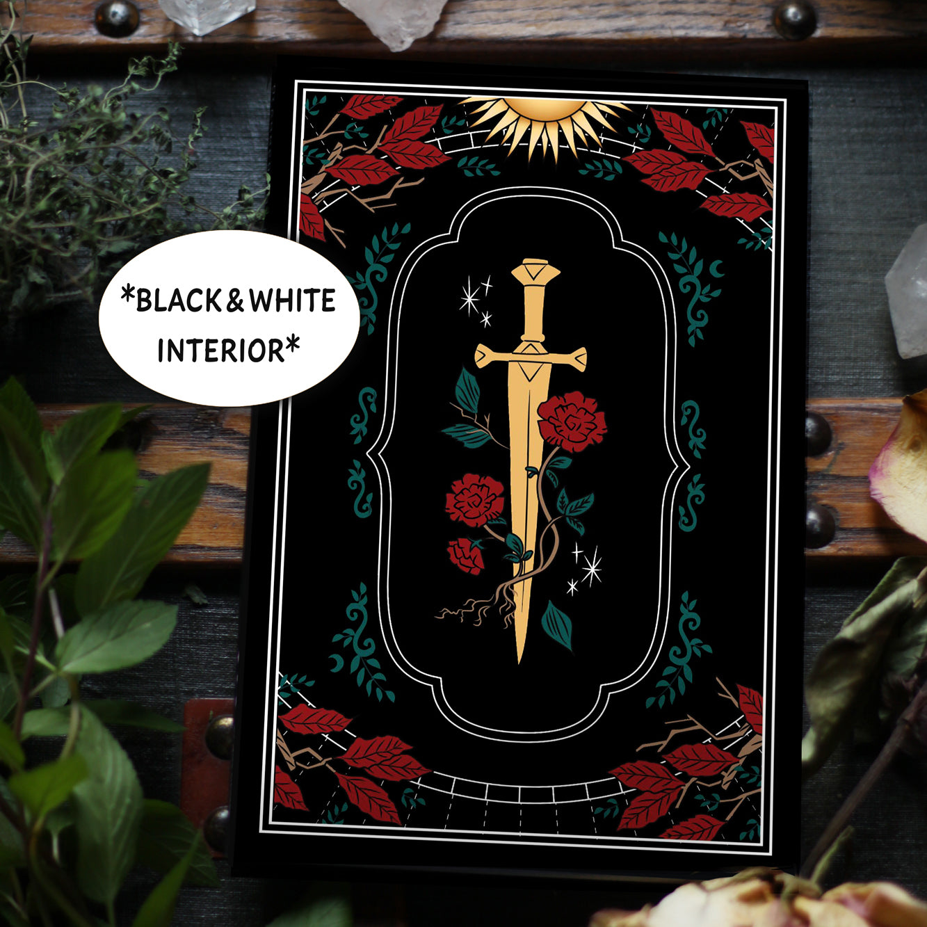 Coloring Book of Shadows: Witch Quest Journal