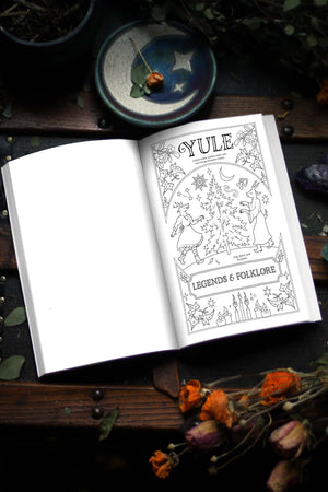 Coloring Book of Shadows: Yule the Winter Solstice