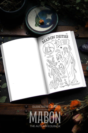 Coloring Book of Shadows: Mabon the Autumn Equinox