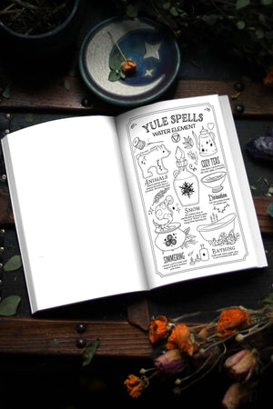Coloring Book of Shadows: Yule the Winter Solstice