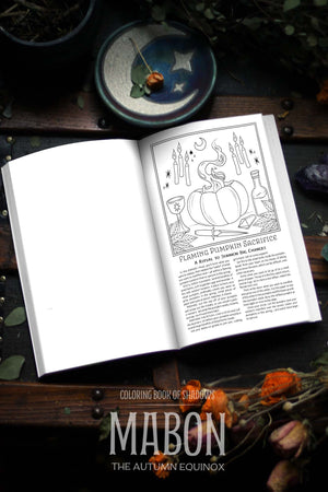 Coloring Book of Shadows: Mabon the Autumn Equinox