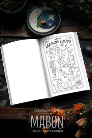 Coloring Book of Shadows: Mabon the Autumn Equinox