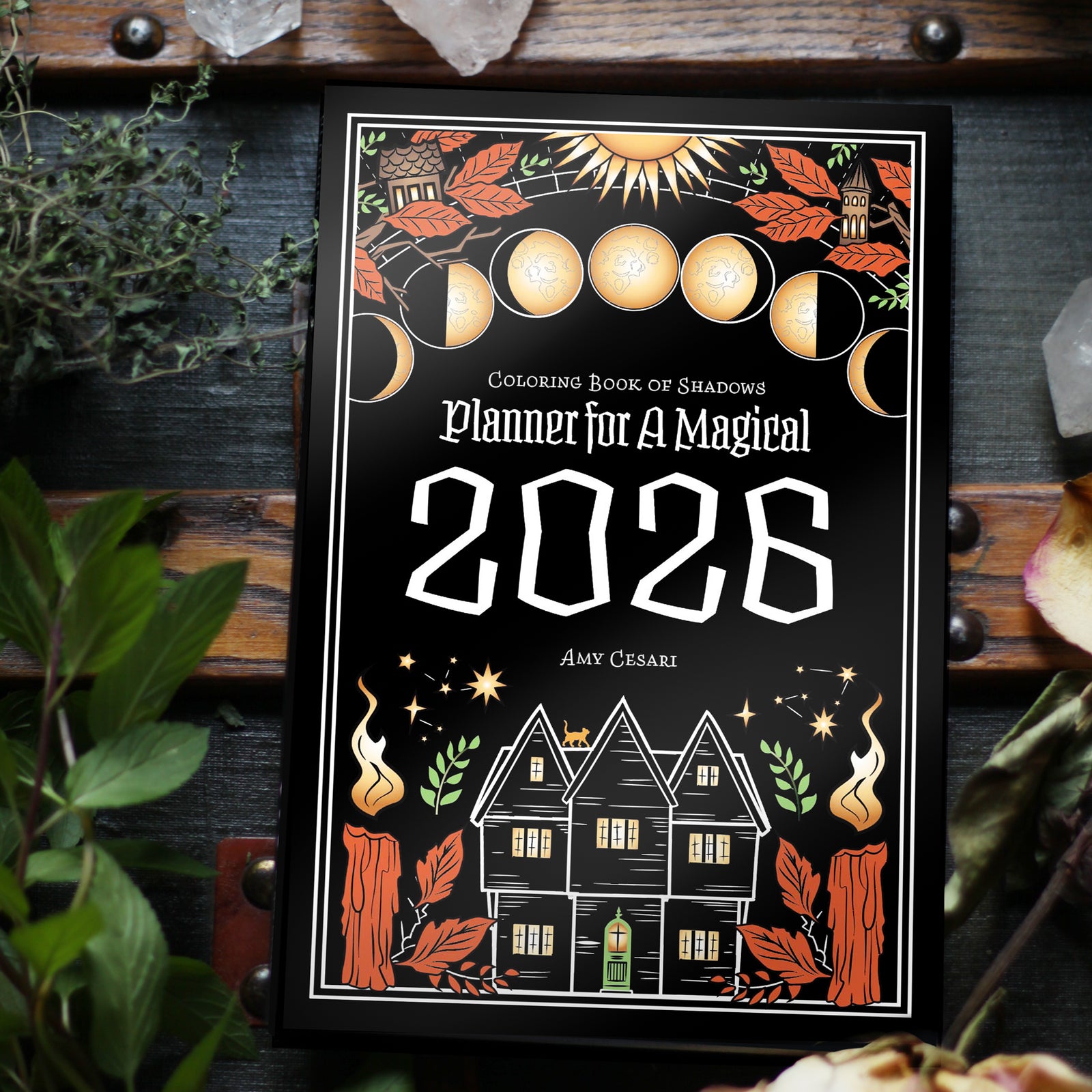 Coloring Book of Shadows: Planner for a Magical 2026