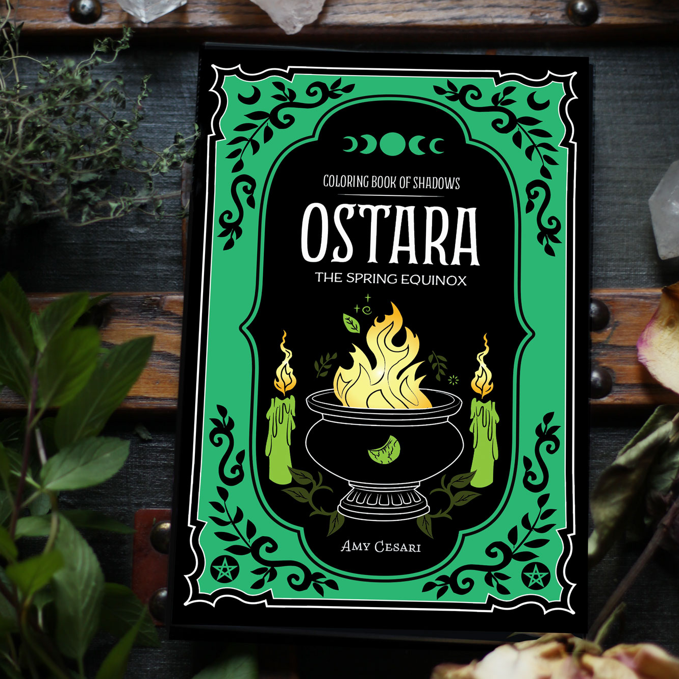 Coloring Book of Shadows: Ostara the Spring Equinox