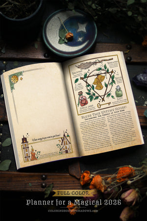 WHOLESALE PAPERBACK - x6 FULL-COLOR Planner for a Magical 2026