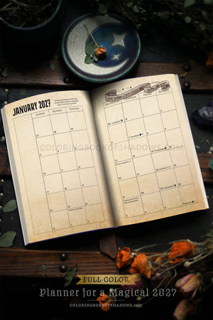FULL-COLOR Planner for a Magical 2027