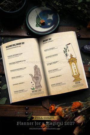 FULL-COLOR Planner for a Magical 2027