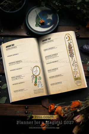 FULL-COLOR Planner for a Magical 2027