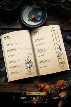FULL-COLOR Planner for a Magical 2027