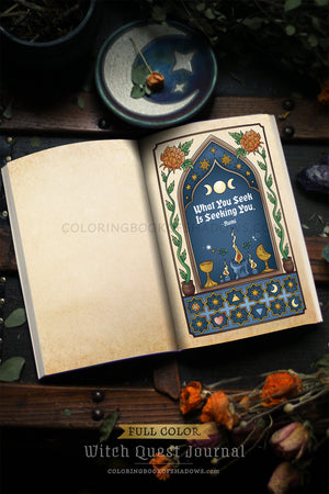 FULL-COLOR Witch Quest Journal