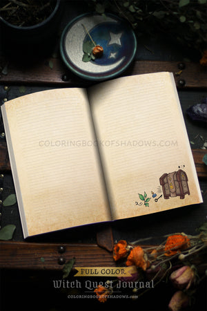 FULL-COLOR Witch Quest Journal