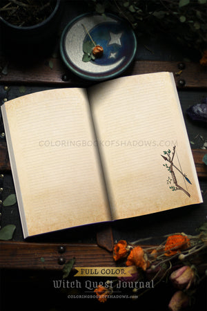FULL-COLOR Witch Quest Journal