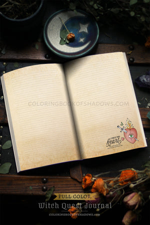 FULL-COLOR Witch Quest Journal
