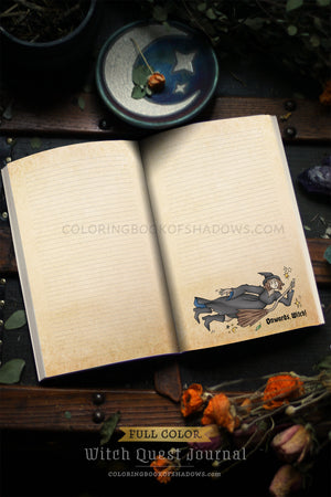 FULL-COLOR Witch Quest Journal