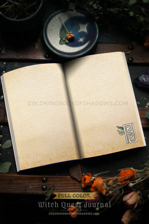 FULL-COLOR Witch Quest Journal