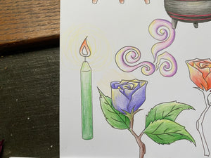 Coloring Book of Shadows: THE CLASS
