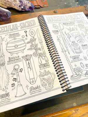 Coloring Book of Shadows: Planner for a Magical 2026