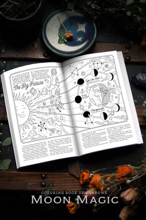 Coloring Book of Shadows: Moon Magic