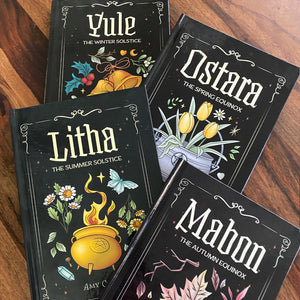 WHOLESALE PAPERBACK - X8 (2 EACH *FULL-COLOR* MABON, YULE, OSTARA, LITHA)