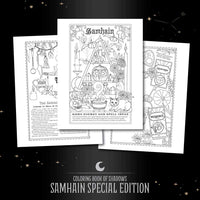 Samhain Special Edition Printable PDF - Coloring Book of Shadows
